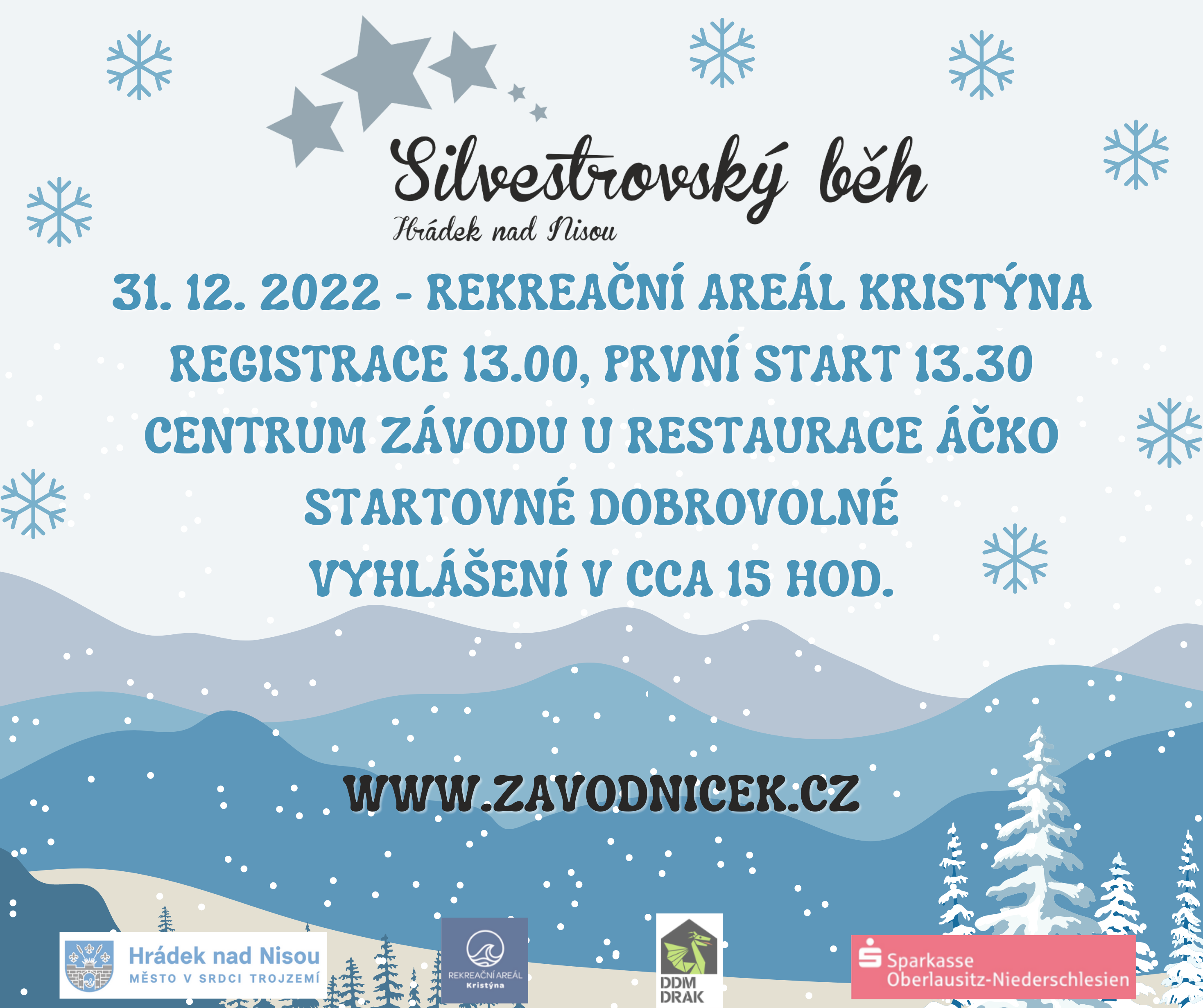 Silvestrovský běh 2022 - plakát